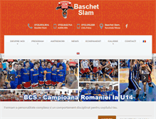 Tablet Screenshot of baschetclubslam.ro
